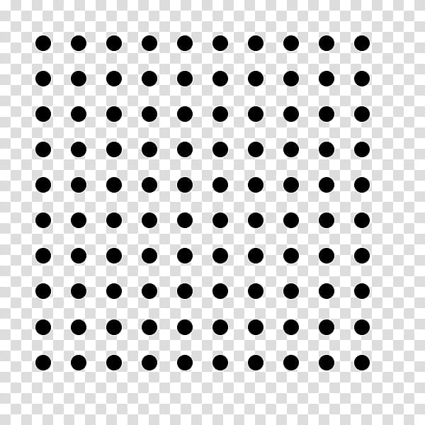 O, black dots transparent background PNG clipart