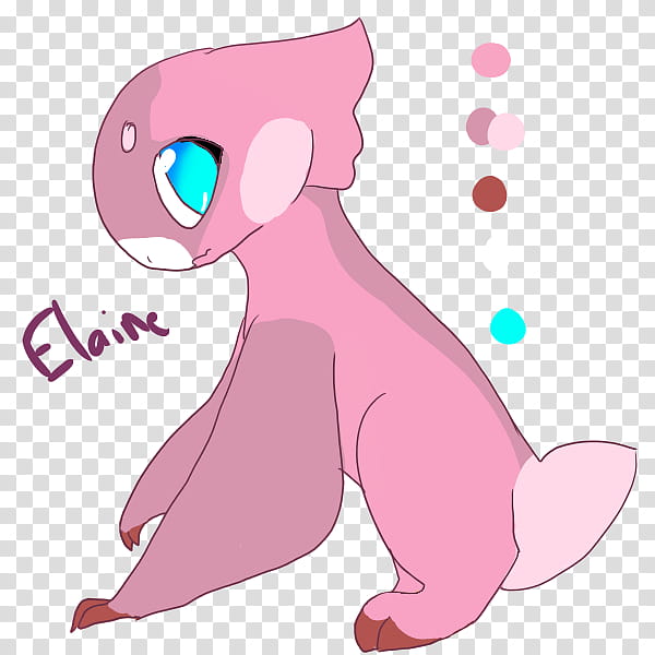 Elaine flat colors transparent background PNG clipart