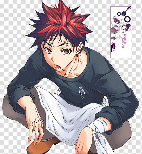 Sōma Yukihira Food Wars!: Shokugeki no Soma Rendering Portable Network  Graphics Anime, enchanted atmosphere transparent background PNG clipart