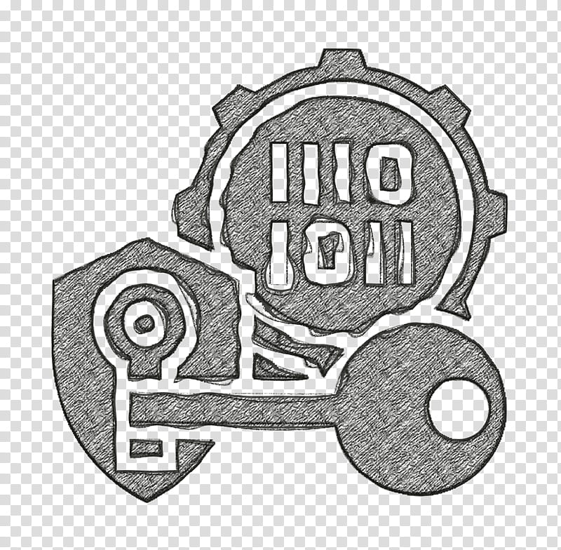 Protection icon Key icon Cyber Crime icon, Vehicle, Logo, Line Art, Drawing, Symbol transparent background PNG clipart