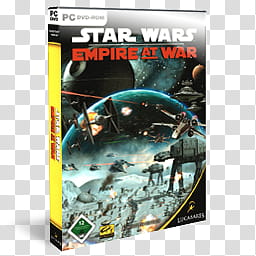 DVD Game Icons v, Star Wars, Empire At War, Star Wars Empire at war PC case transparent background PNG clipart