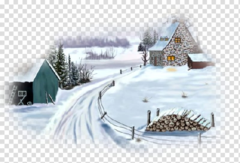 Snow Christmas Tree, Winter
, Season, 2018, Landscape Painting, Blog, Daytime, Home transparent background PNG clipart