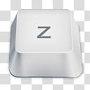 Keyboard Buttons, z key transparent background PNG clipart