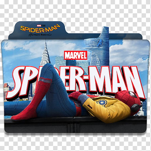 Spider Man Homecoming  Folder Icon v, SPIDERMANHOMECOMING_ transparent background PNG clipart