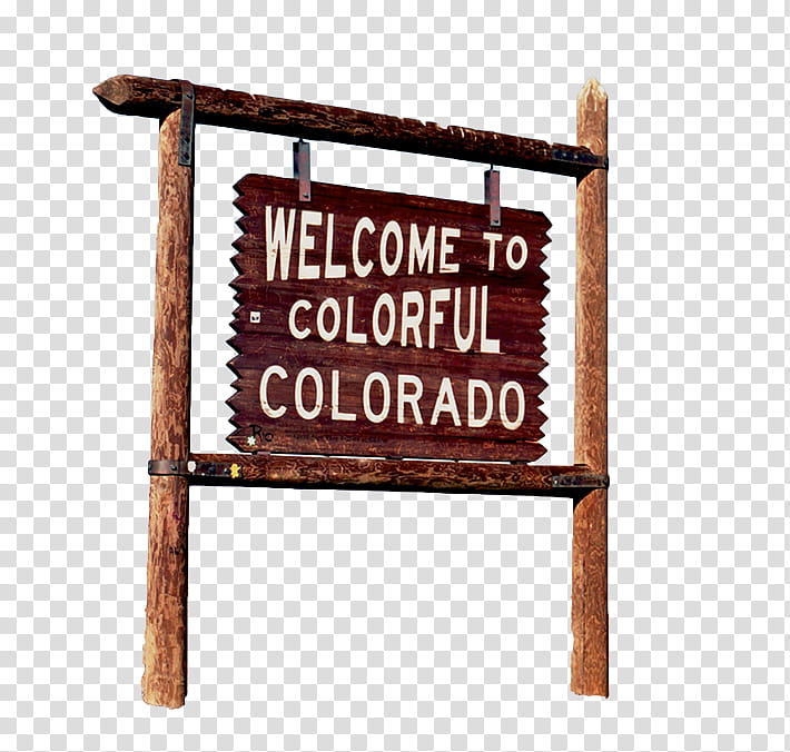 Karolina s, Welcome to Colorful Colorado signage transparent background PNG clipart