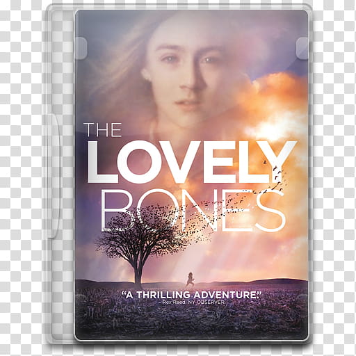 Movie Icon , The Lovely Bones, The Lovely Bones DVD case transparent background PNG clipart
