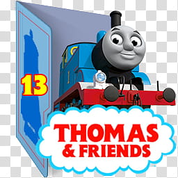 Thomas and Friends Folder Icon Sets CV Eng Jap , Thomas & friends S (Color Ver) (Folder Icon) (Eng) V transparent background PNG clipart