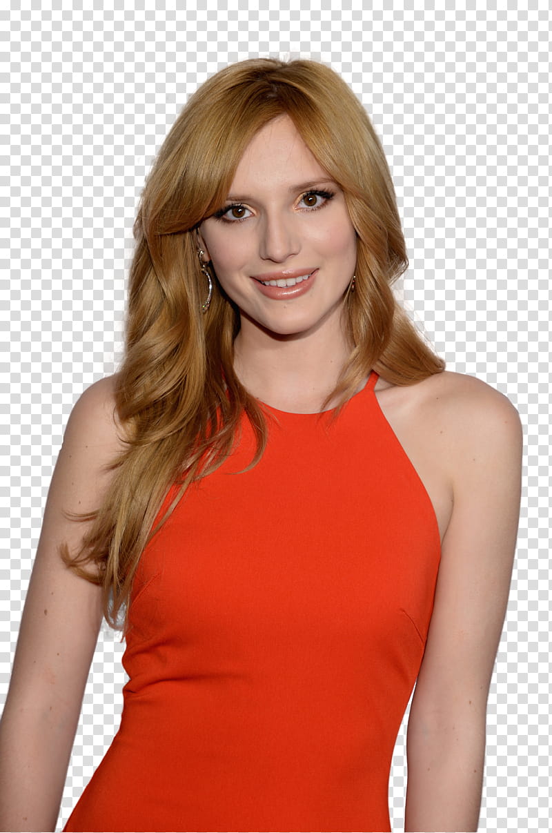 Bella Thorne ,  transparent background PNG clipart