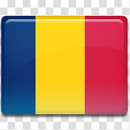 All in One Country Flag Icon, Chad-Flag- transparent background PNG clipart