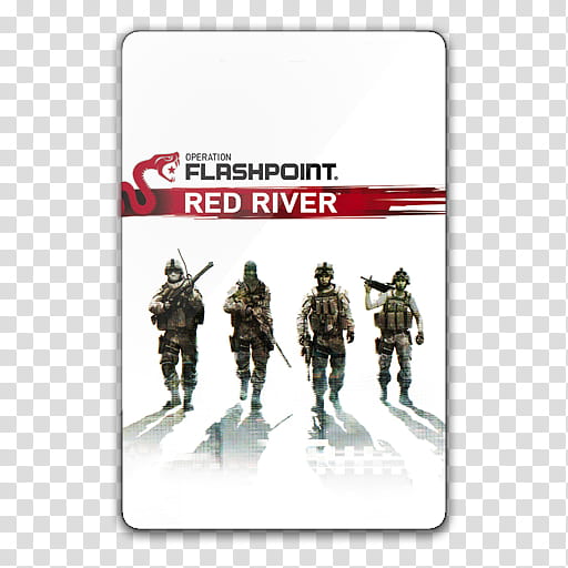 Customization Game Dock Icons , OFREDRIVER, Flashpoint Red River cover transparent background PNG clipart