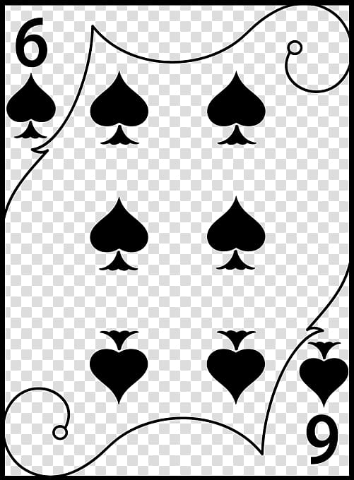  of spades playing card illustration transparent background PNG clipart