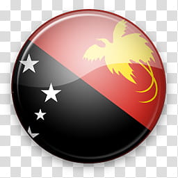 Oceania Win, Papua New Guinea flag art transparent background PNG clipart