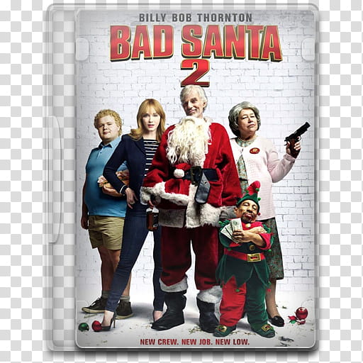 Movie Icon Mega , Bad Santa , Bad Santa DVD case transparent background PNG clipart