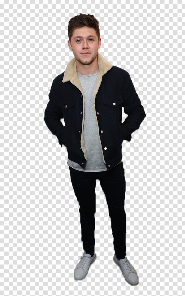 NiallHoran, man putting his hands on his jacket pockets transparent background PNG clipart