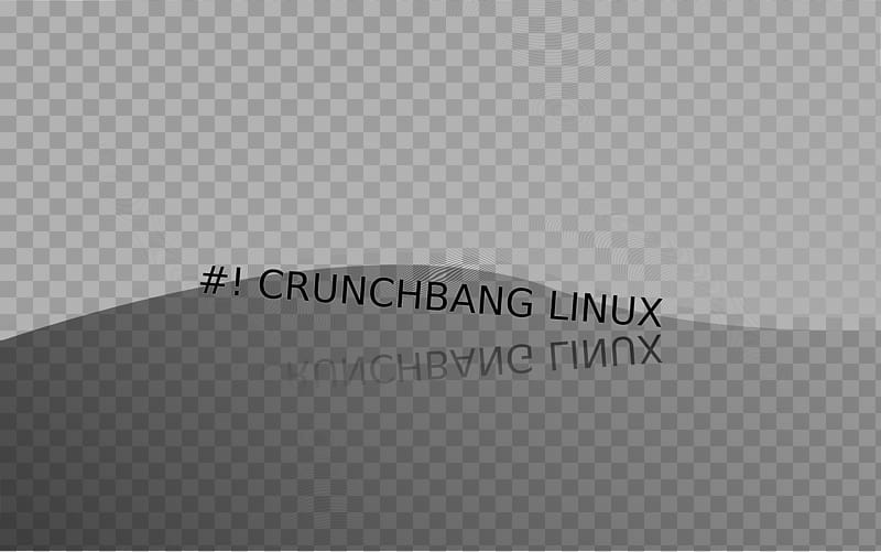 crunch swirl, crunchbang linux text transparent background PNG clipart