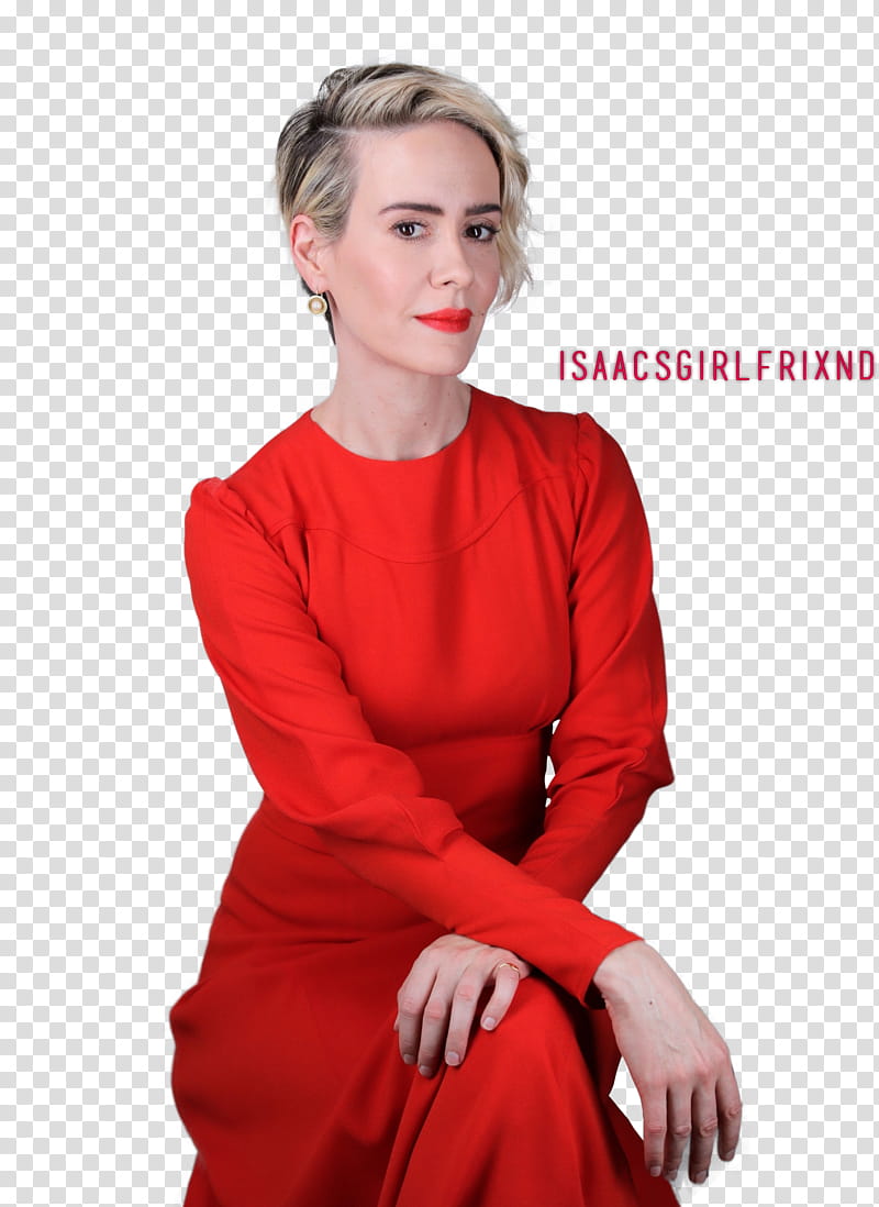 Sarah Paulson , sarah-by-isaacsgirlfrixnd- transparent background PNG clipart