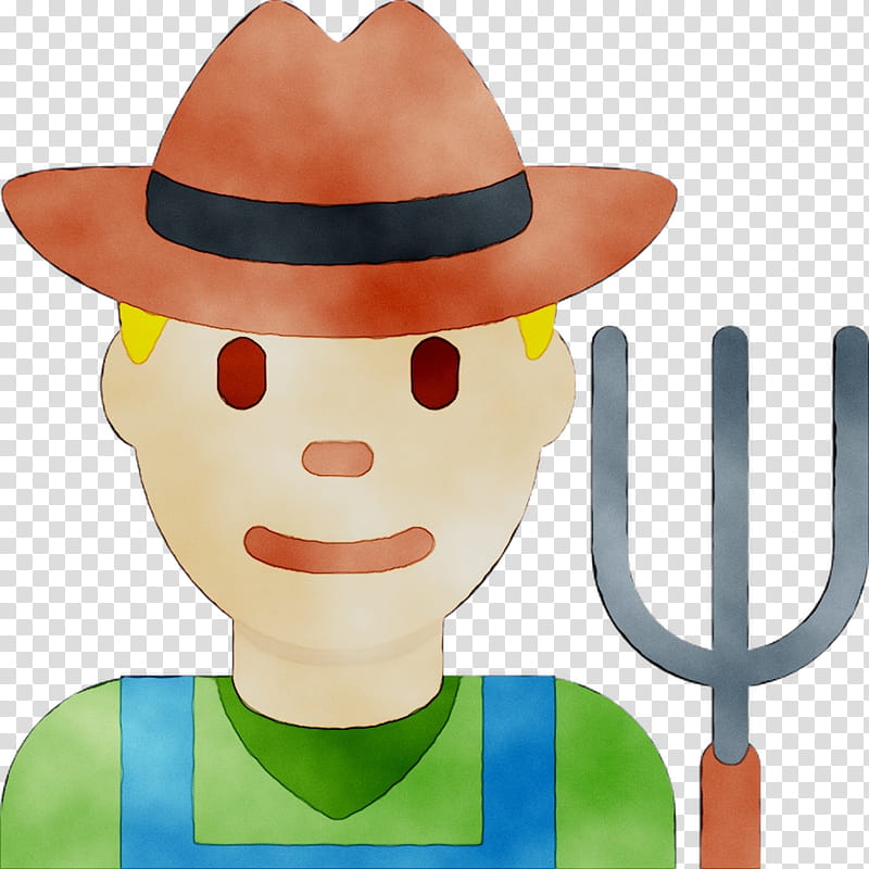 Cowboy Emoji, Agriculturist, Farm, Bauernhof, Human Skin Color, Harvest, Index Term, Dark Skin transparent background PNG clipart