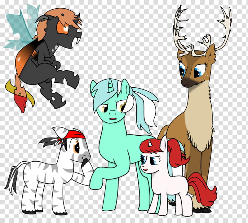 BUnch of OC&#;s, And a Lyra transparent background PNG clipart