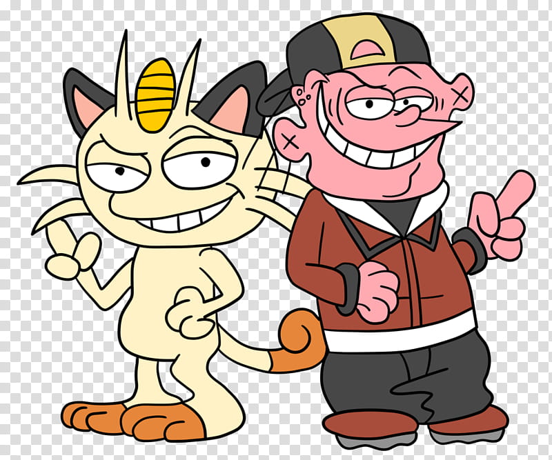 GIF: Eddy and Meowth transparent background PNG clipart