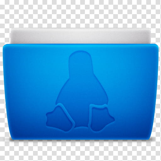 Classic , blue penguin folder illustration transparent background PNG clipart