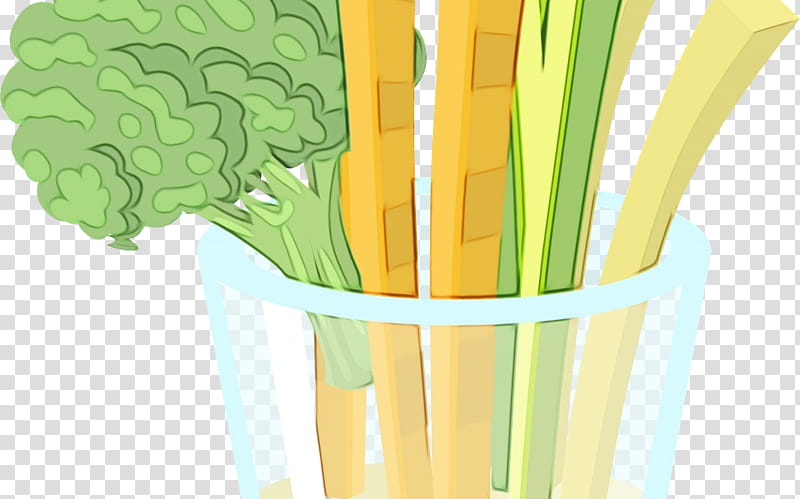 green celery plant plant stem vegetable, Watercolor, Paint, Wet Ink transparent background PNG clipart