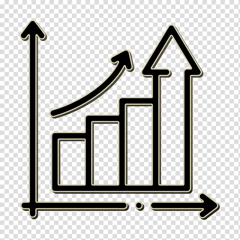 Statistics icon Growth icon Economy icon, Line, Symbol transparent background PNG clipart