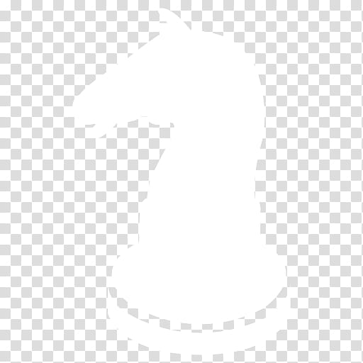 Black n White, knight chess piece transparent background PNG clipart