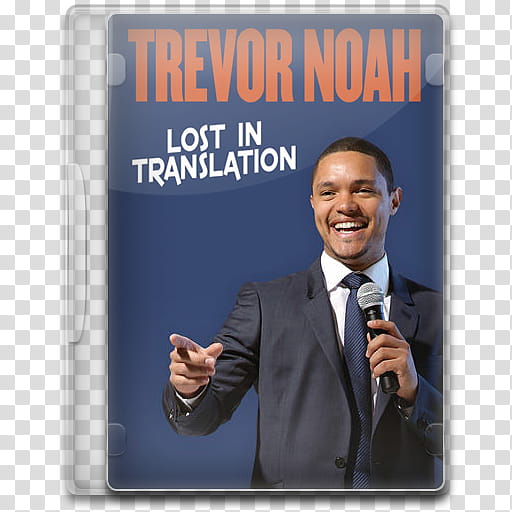 Movie Icon , Trevor Noah, Lost in Translation transparent background PNG clipart