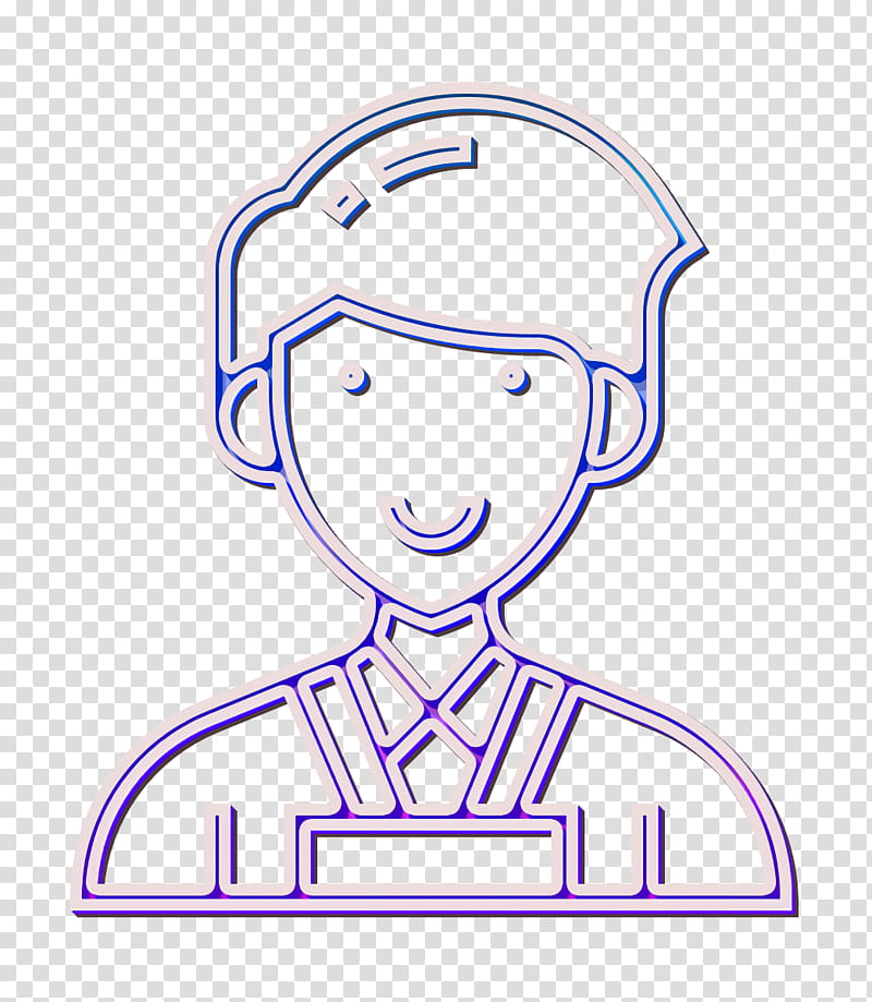 Event icon Planner icon Careers Men icon, Cartoon, Line Art, Pleased transparent background PNG clipart