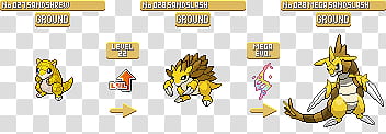 Sandslash Smiley Fakemon transparent background PNG clipart