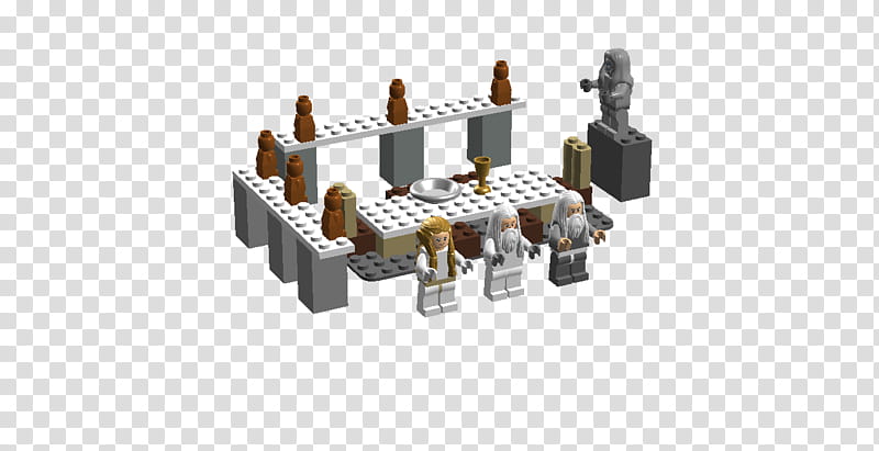 Gandalf Electronic Component, Saruman, Galadriel, White Council, Hobbit, Lego Ideas, Lego Minifigure, Recreation, Scene transparent background PNG clipart