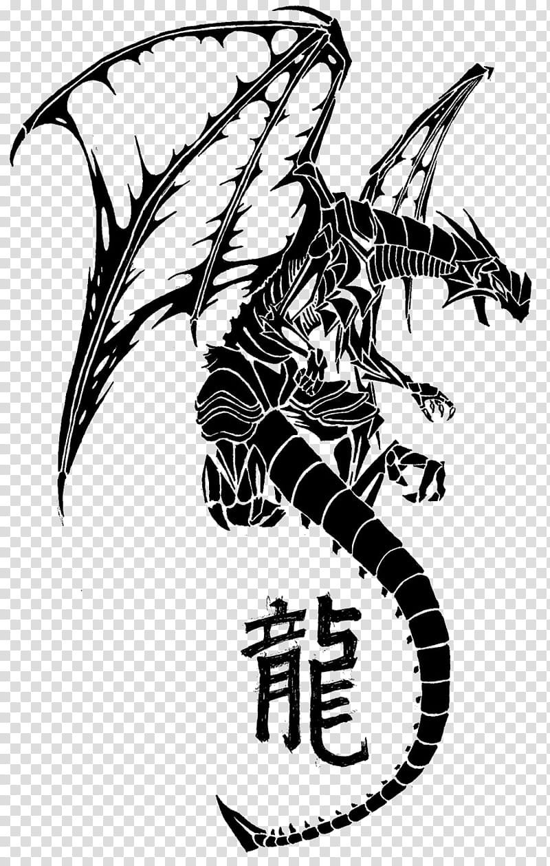 Chinese Dragon Tattoo Clipart