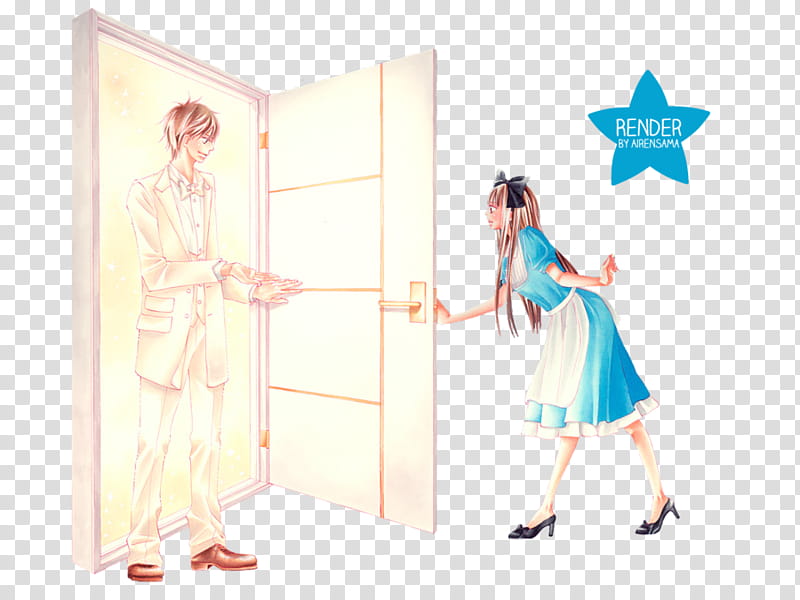 Kimi ni Todoke, male and female anime character illustration transparent background PNG clipart