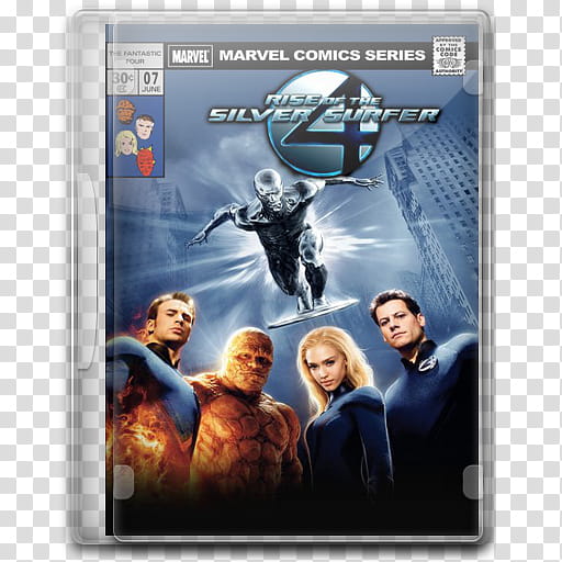 Fantastic Four Rise Of The Silver Surfer Main , Fantastic Four ROTSS  transparent background PNG clipart