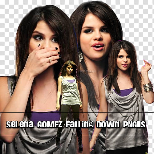 Selena Gomez Falling Down transparent background PNG clipart