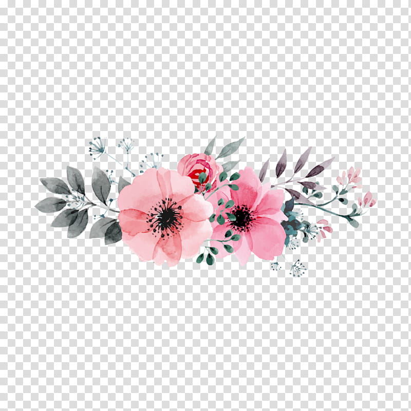 Cherry Blossom, Floral Design, Watercolor Flowers, Pink Flowers, Watercolor Painting, Rose, Cut Flowers, Petal transparent background PNG clipart
