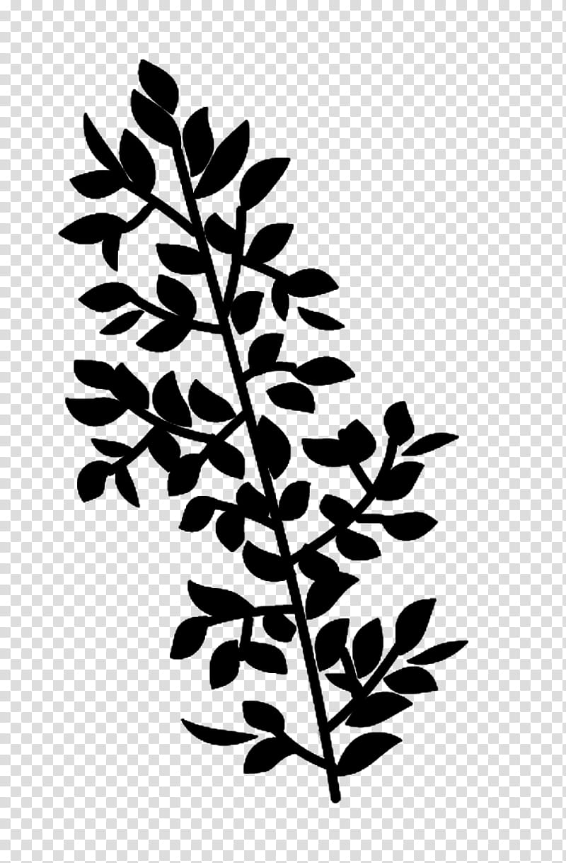 Trees and Twigs Brushes, black leaves graphic transparent background PNG clipart