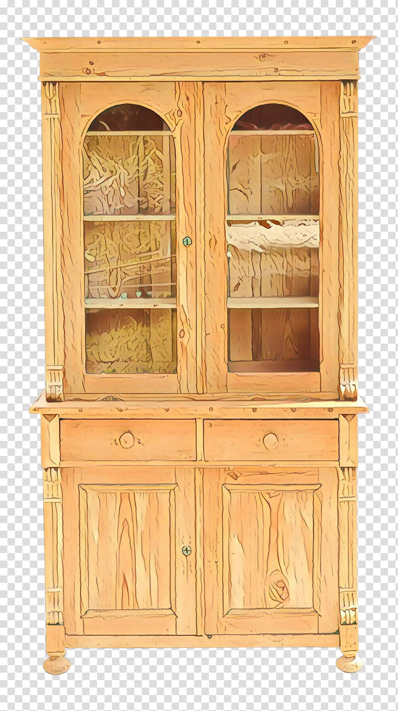 China, Cartoon, Chiffonier, Cupboard, China Cabinet, Shelf, Buffets Sideboards, Wood Stain transparent background PNG clipart