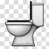 emojis, white toilet bowl with cistern illustration transparent background PNG clipart