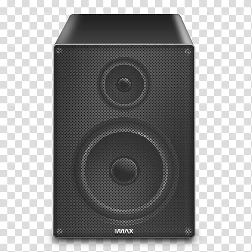 iMax Speakers Icons, Speaker Black Cover transparent background PNG clipart