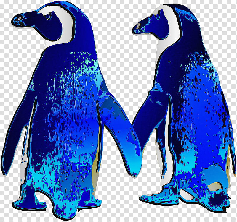 Penguin, Cobalt Blue, Flightless Bird, Animal Figure, Emperor Penguin, King Penguin, Electric Blue, Beak transparent background PNG clipart