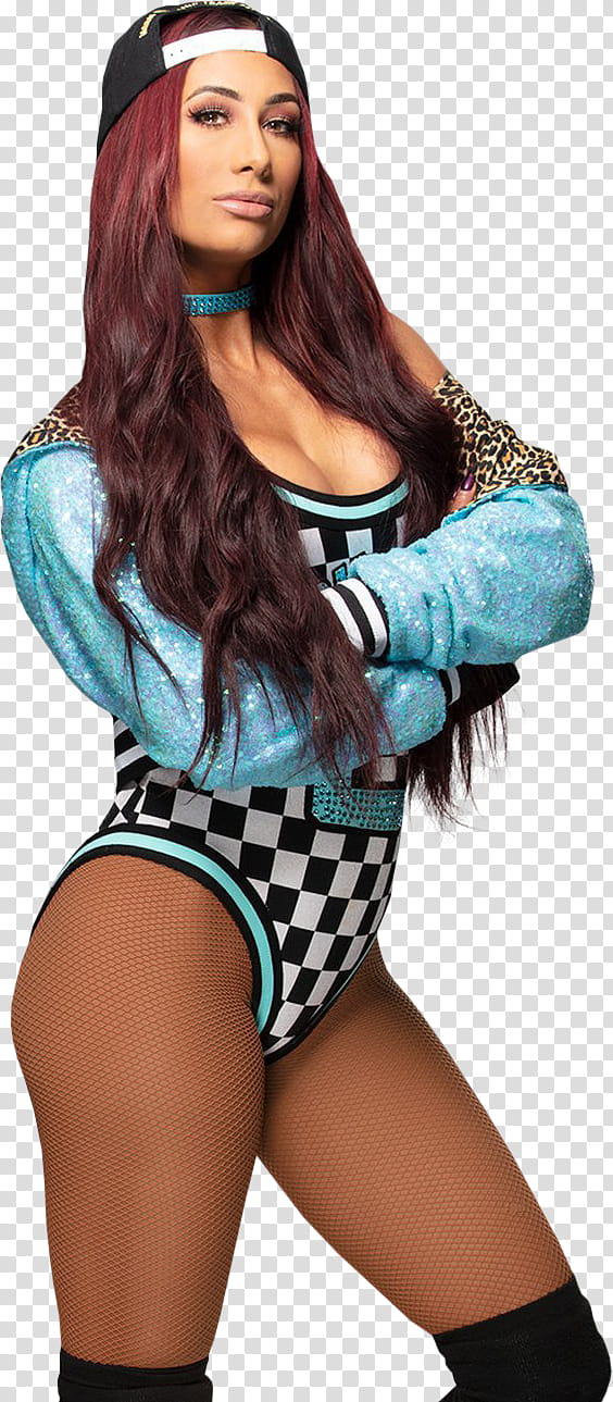 Carmella Backlash  Attire w Updated Hair transparent background PNG clipart
