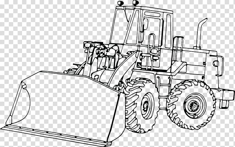 Book Drawing, John Deere, Loader, Tractor, Bulldozer, Heavy Machinery, Excavator, Backhoe transparent background PNG clipart