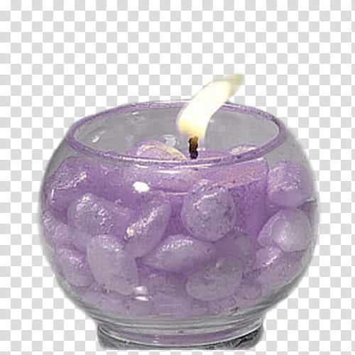 Velas Estilo Vintage, lighted purple candle transparent background PNG clipart