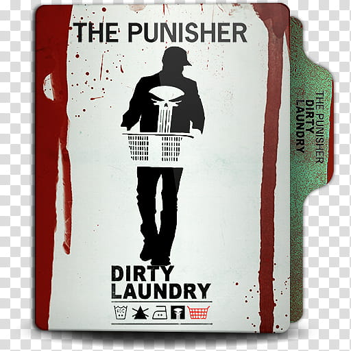 The Punisher folder icon, The Punisher Dirty Laundry. () transparent background PNG clipart