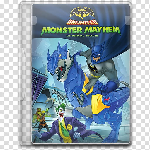 Movie Icon Mega , Batman Unlimited, Monster Mayhem, Batman Unlimited Monster Mayhem DVD case transparent background PNG clipart