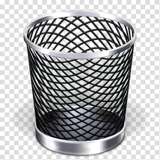 Temas negros mac, grey and black wire bin transparent background PNG clipart