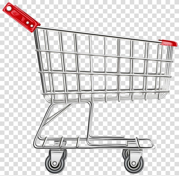 Shopping cart, Watercolor, Paint, Wet Ink, Vehicle, Kitchen Appliance Accessory transparent background PNG clipart