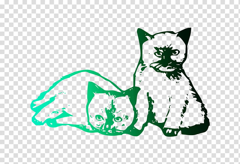 Dog And Cat, Whiskers, Paw, Character, Black M, Small To Mediumsized Cats, Green, Line Art transparent background PNG clipart