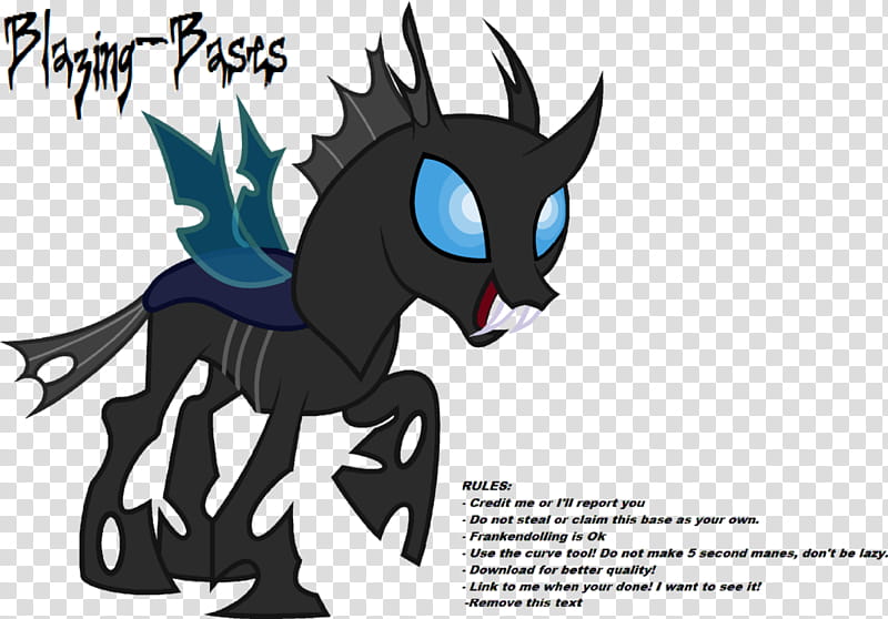 MLP Base , Changeling is Happy! transparent background PNG clipart